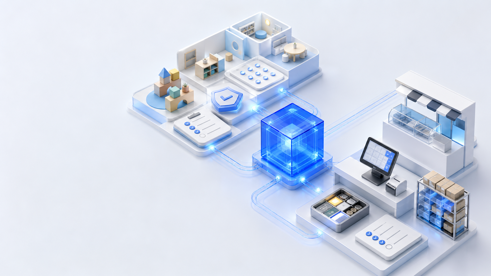 A connected operational system linking childcare and hospitality workflows